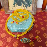 玖国风复古黄毛衣链