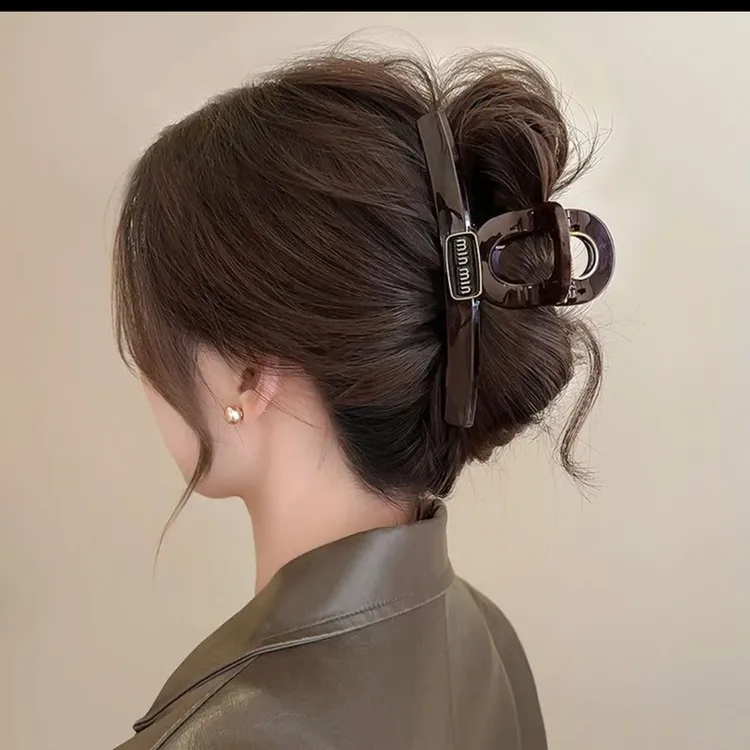 2025新款优雅精致气质约加宽版新娘抓夹921