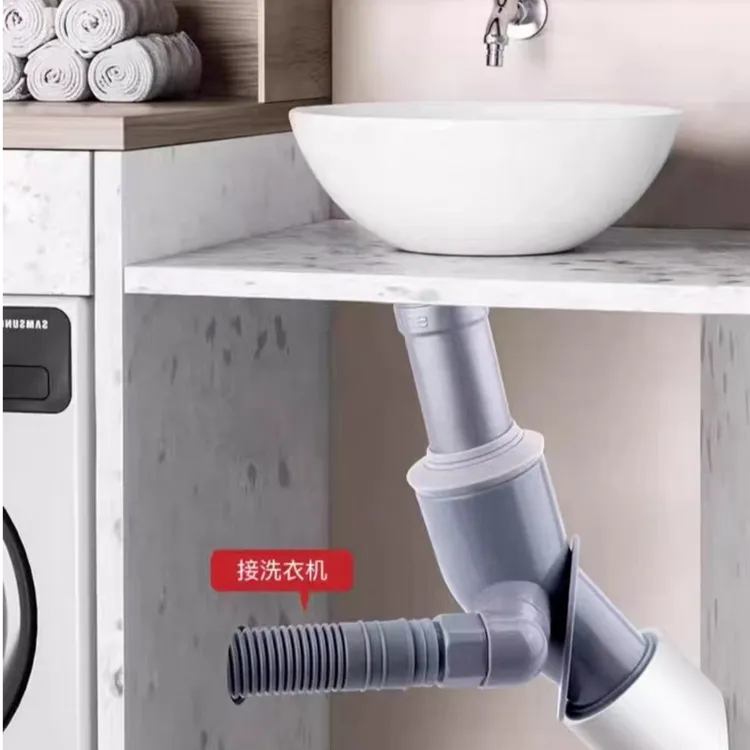 潜水艇墙排专用下水三通防臭防虫