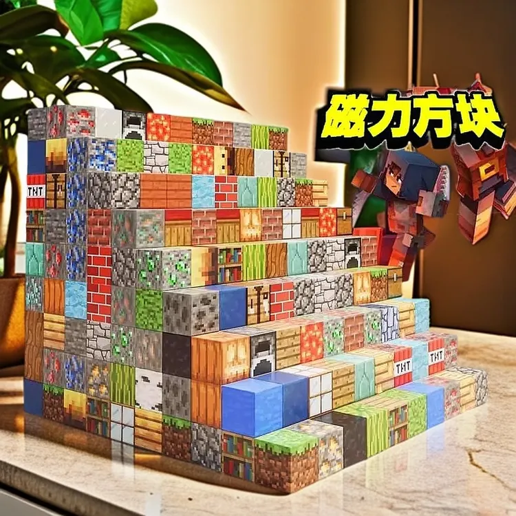 【玩法百变】磁性拼装磁铁磁吸我的世界积木玩具益智磁力玩具