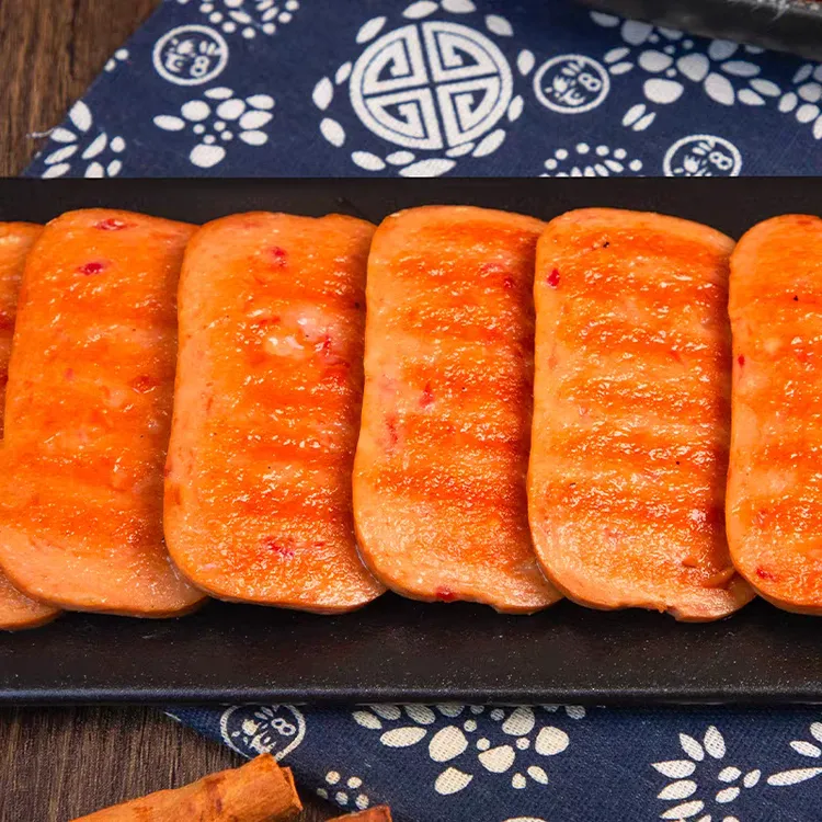 清真午餐肉罐头肉高蛋白牛肉风味午餐肉即食清真零食火锅食材