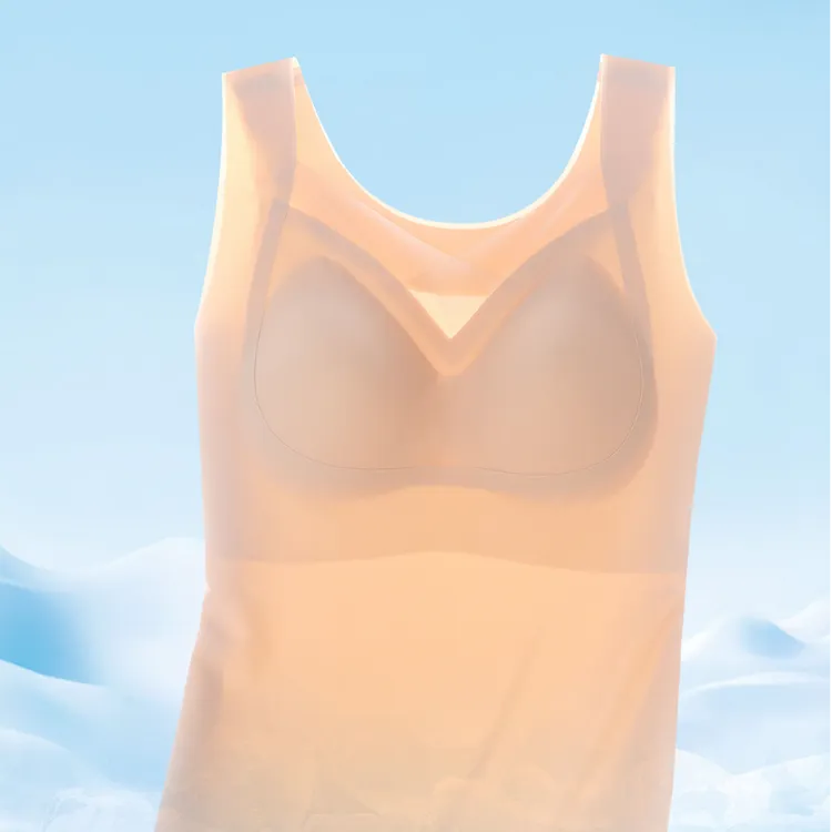 朱总原创设计8815立体无痕性感蕾丝设计裸肌凉感背心