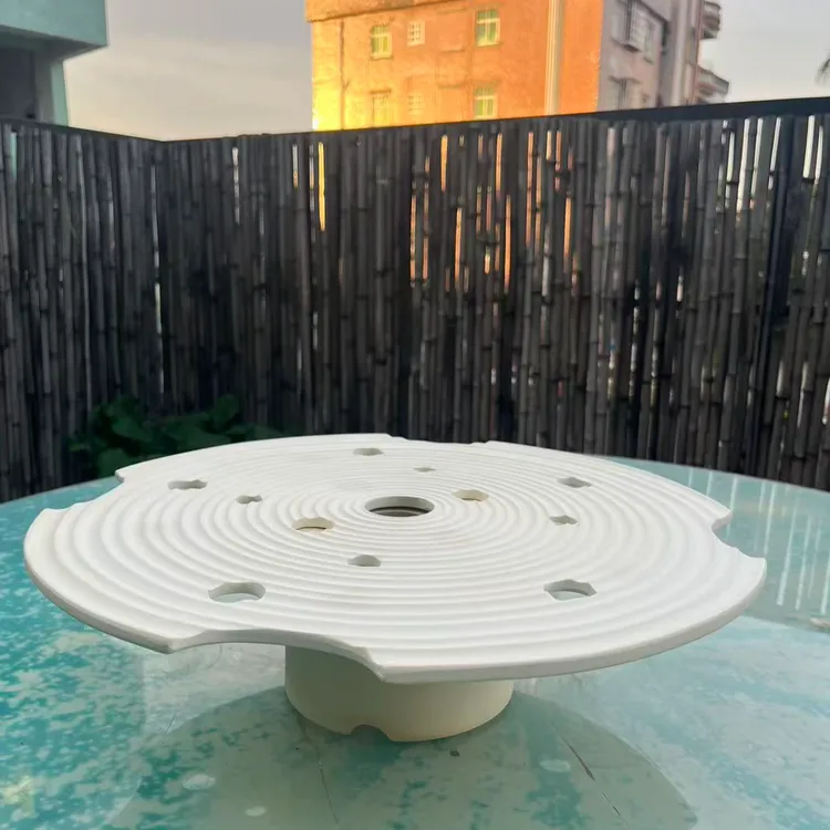 缸内陶瓷板·可放水泵防止吸到杂质和鱼·板上可放绿植和水草造景