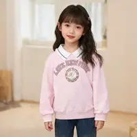 【小飞象】粉色翻领卫衣