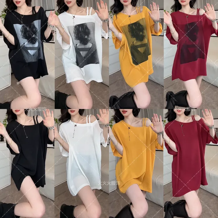 慵懒风印花女孩2025宽松薄款遮肉显瘦休闲防晒v领简约通勤上衣