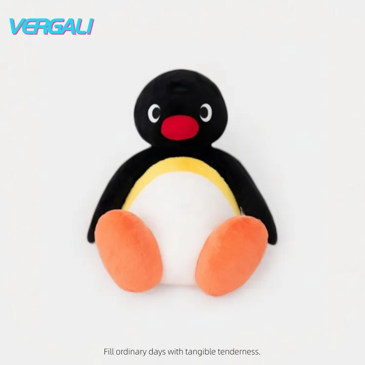 【正版授权】Pingu企鹅毛绒玩偶公仔钥匙扣包包挂饰包挂生日礼物