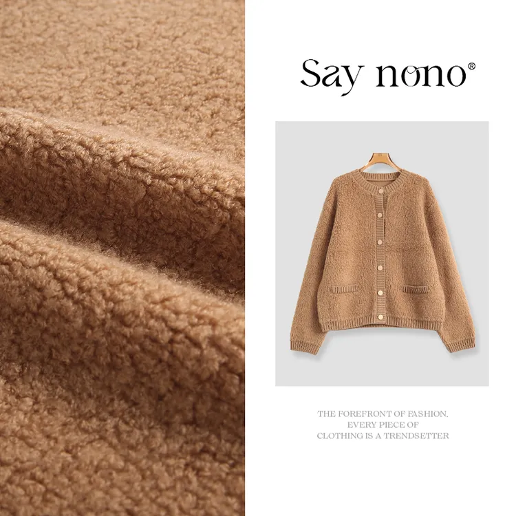 懒猫nono│Saynono 全羊毛针织上衣外套/XXM02419