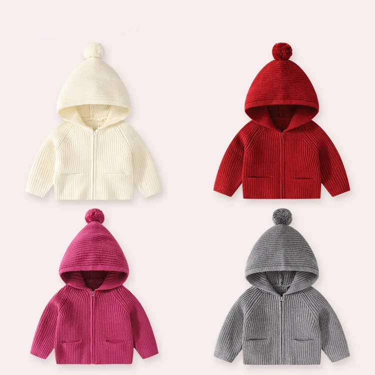 【小精灵帽衫】毛衣针织连帽衫秋冬款打底衫婴儿冬季宝宝男女童上衣