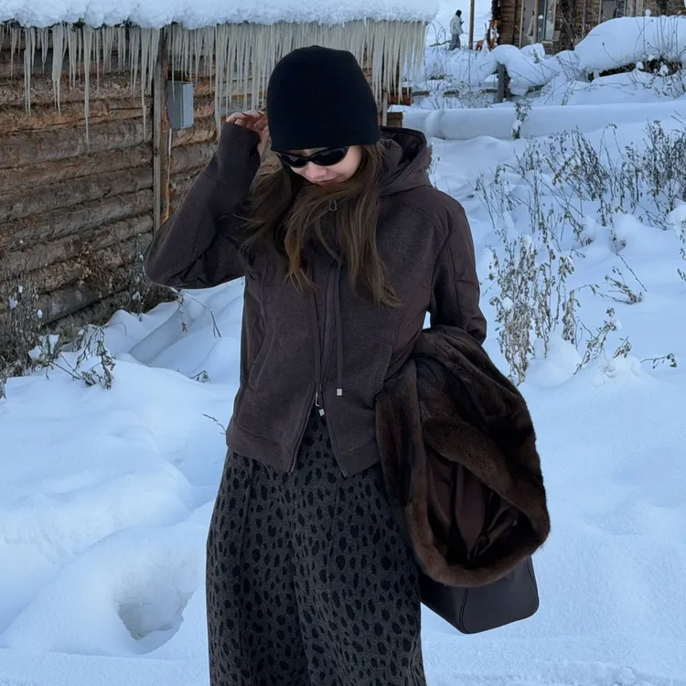 【CHUMINGMING】【默调】连帽磨毛卫衣SFN2520