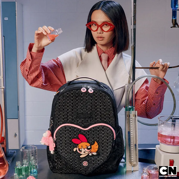 KIPLING x 飞天小女警联名系列大容量时尚双肩包|SEOUL