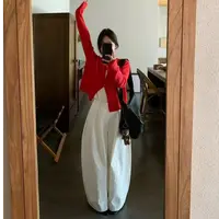 8819发财裤！档口补单很猛的高腰韩代气球裤