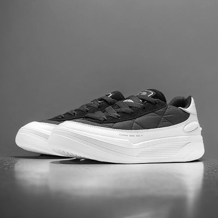 LOXKI洛克斯基男女同款小圆鞋增高保暖休闲板鞋秋冬必备百搭