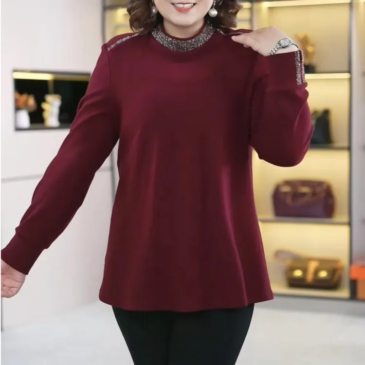 苏兰诺大码女装秋季新款气质休闲舒适时尚百搭上衣ZSX25A0176