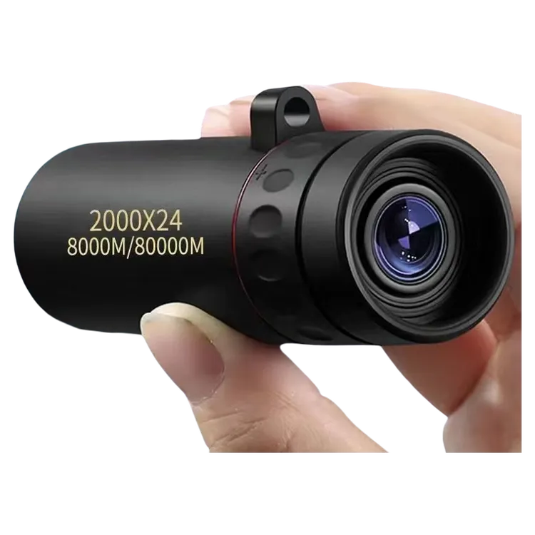 固定倍率2000x24单筒黑科技望远镜高清高倍手机户外迷你便携两用