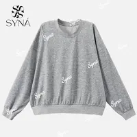 syna希娜 设计师极简经典款套头卫衣