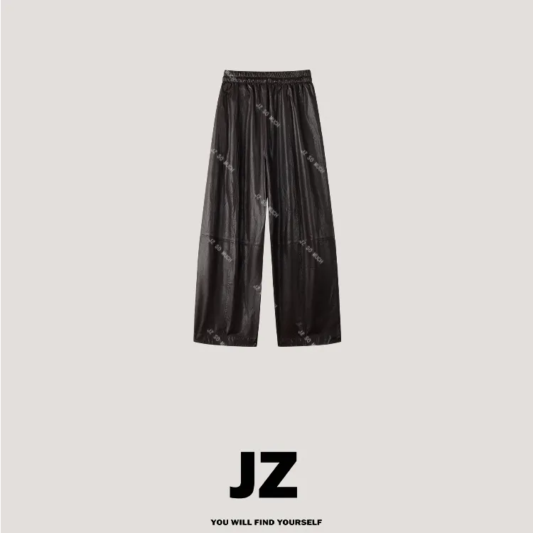 金子/JZ SO MUCH【琥珀流光】西班牙进口复古全植鞣100%羊皮皮裤