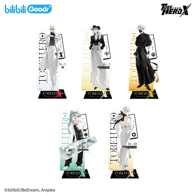 【现货】bilibiliGoods 《凸变英雄X》动画 HERO SHOW系列 亚克力立牌