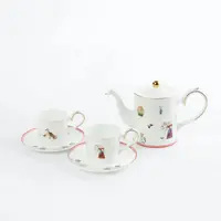 【骨瓷餐具】BEAST/野兽派千叶玫瑰系列骨瓷茶具套装复古精致英式