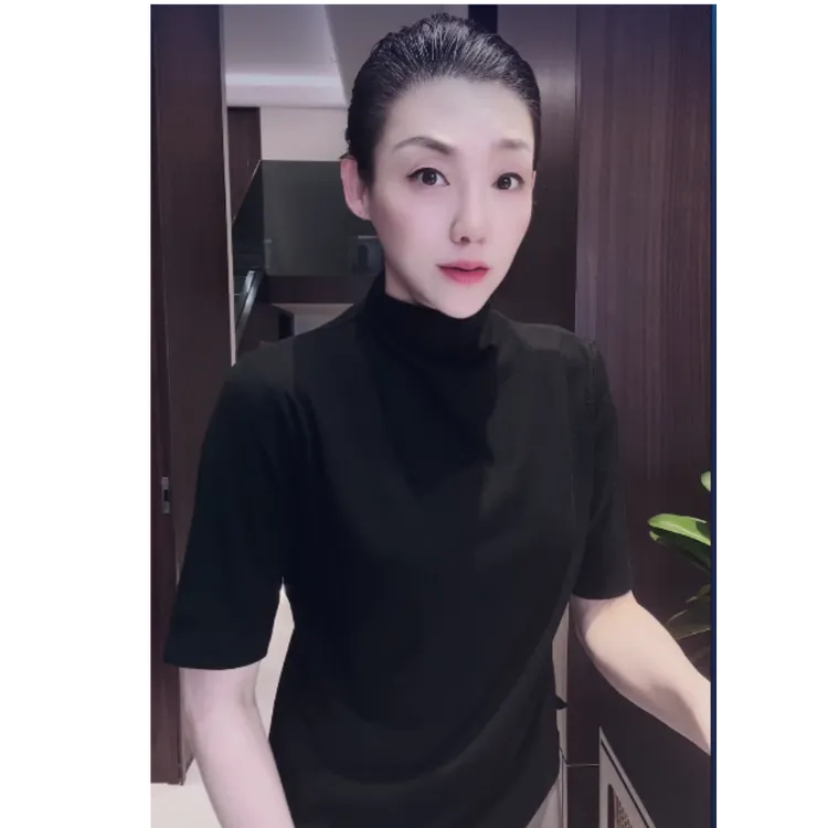伊斯曼醋酸 双色短袖 TX0122