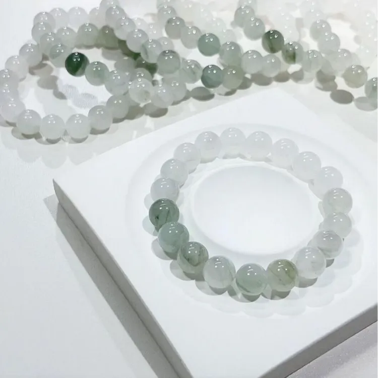 天然玉石天山翠小众设计高级感江南烟雨仙女款手串5A级大咪数