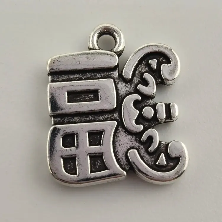 银块原创设计朋克风时尚坠子银制品民族风素款