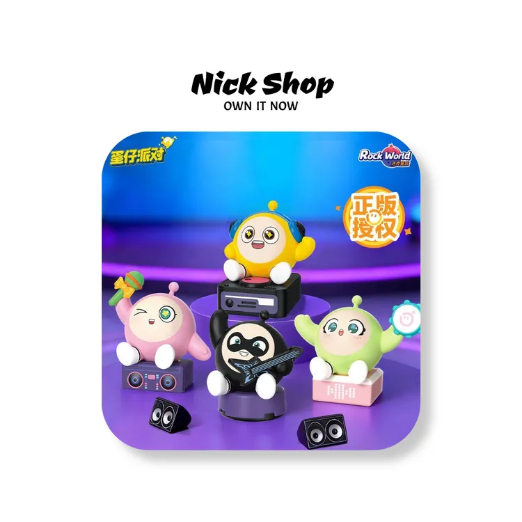 正版蛋仔派对音乐潮流主题系列盲盒摆件潮流手办电动玩具公仔