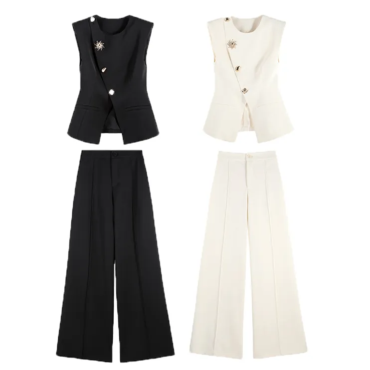 2025夏日时尚休闲洋气套装纯色职场系列SHBZW651865