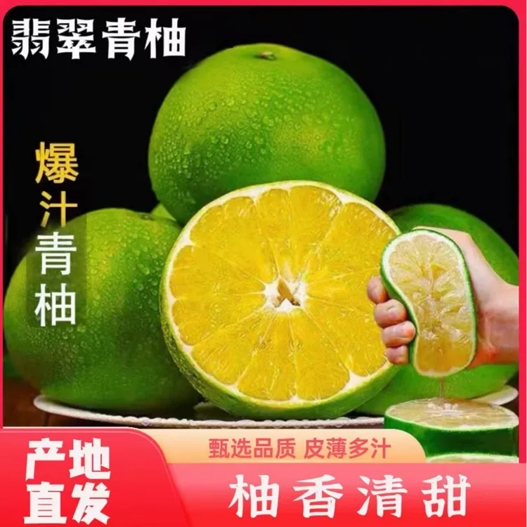【产地直发】翡翠爆汁柚绿宝石青柚 当季水果青葡萄柚子 （顺丰包邮）