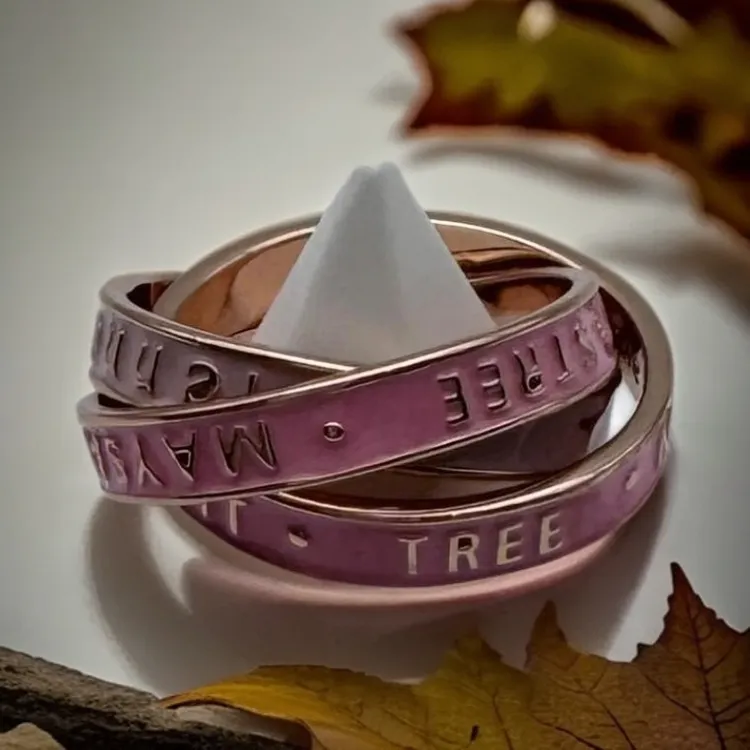 铜合金锆石戒指 镶嵌字母/数字/文字简约百搭指环戒指朋克欧美