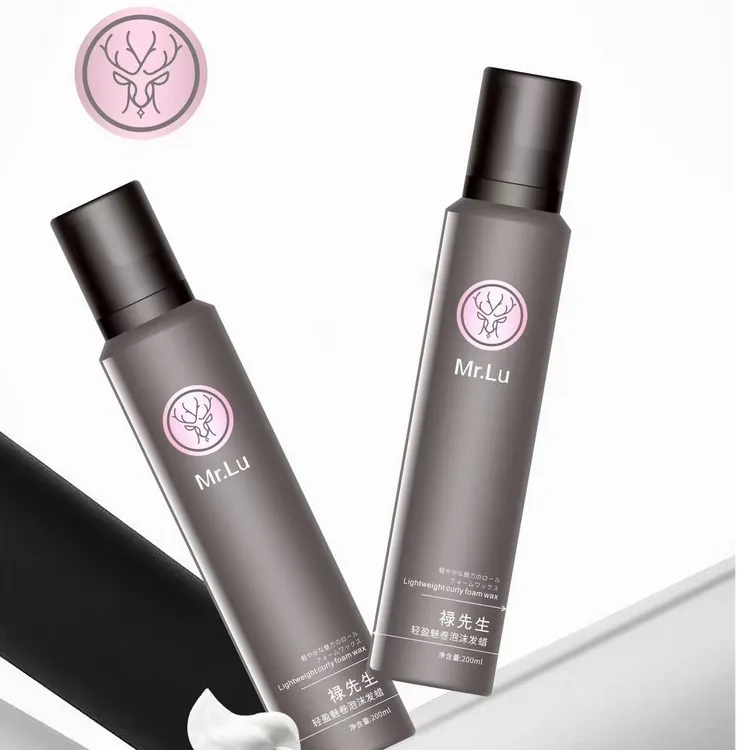 禄先生轻盈魅卷泡沫发蜡保湿补水护卷清香免洗柔顺孙路美业专属