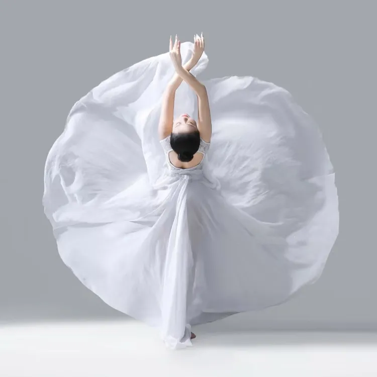 【质做高品&无惧货比】1080度天丝飘逸双层大摆裙古典舞蹈裙半身裙