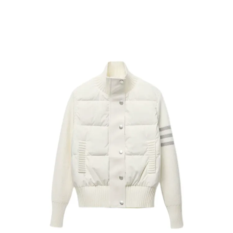 2025秋冬新款短款针织袖羽绒服TY