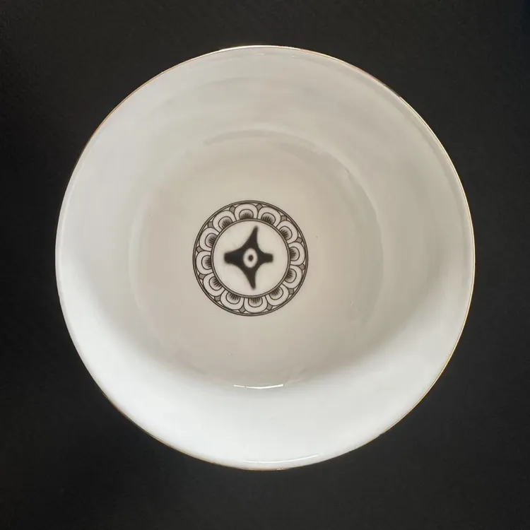 【新疆西藏包邮】景德镇藏式天珠饭碗 口径12公分 高5.5公分