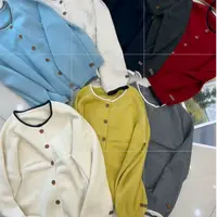 青青家  秋冬季轻奢慵懒风针织开衫-315
