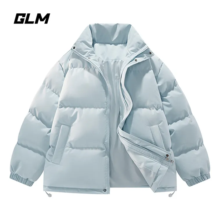 GLM多巴胺防寒棉服男女面包服冬季加厚保暖外套纯色休闲情侣棉衣