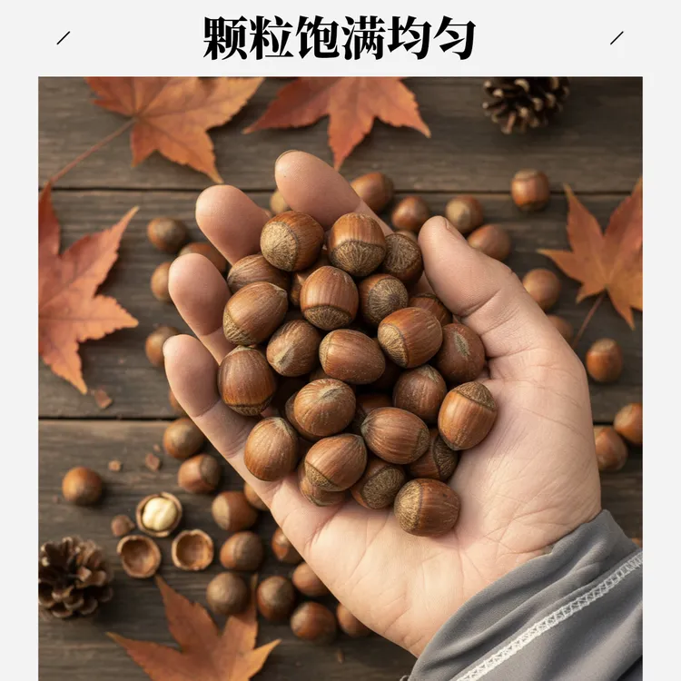 东北特产原味炒熟达维大榛子不开口坚果零食