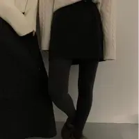 【云朵小葵】成人冬季年款洋气一粒扣时尚百搭毛呢显瘦半身裙992238