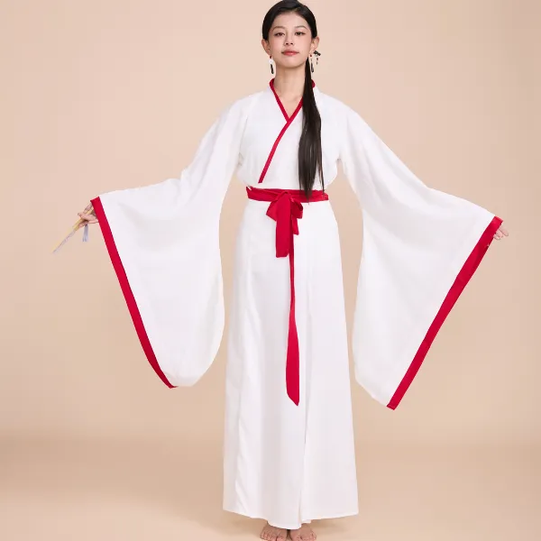 新款战国古装魏晋南北朝汉服交领超仙古风齐腰大袖襦舞蹈演出套装