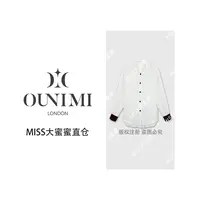欧倪蜜 OUNIMI【醇印絮语】翻领撞色慵懒风宽松衬衫955067