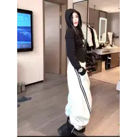 RUYIFASH两道杠休闲加绒卫裤