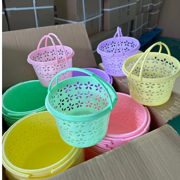 马卡龙外贸四色混装草莓篮子3斤280个