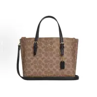 【小慧专属】COACH/蔻驰Mollie25卡其老花托特带隐标斜挎包手提出门洋气斜挎包