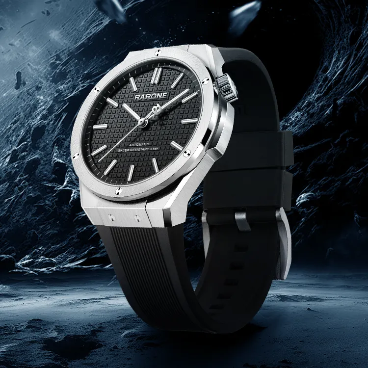 雷诺黑洞MAX自动机械手表男潮流商务手表男防水个性男款