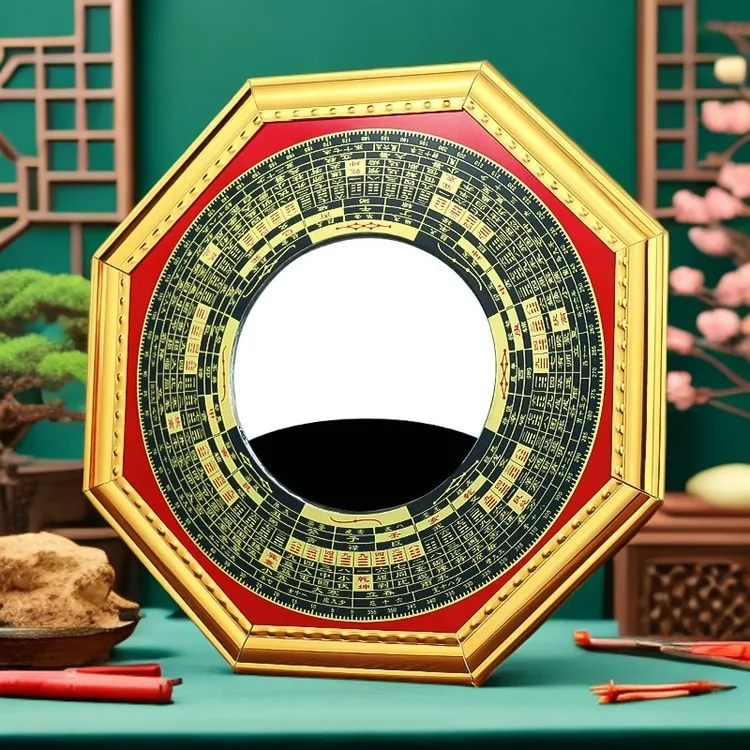 八卦镜凸镜太极镜家用门口坐车窗口门店铺摆件吊坠挂