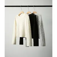 SEPT CHIC W【镂空针织】挑洞艺术羊绒羊毛时髦针织衫S82249ZYJAG