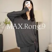 MAX.Rong.9【森里系】老钱风慵懒感 精纺轻薄宽松针织上衣 