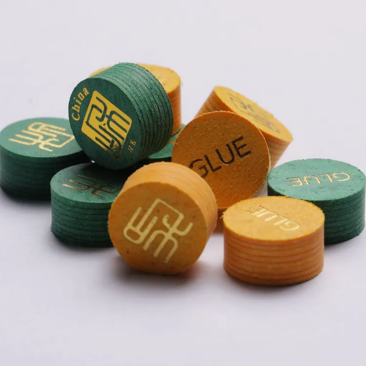 和成天下大头杆皮头14MM猪皮8层压制九球桌球台球杆配件皮头推荐