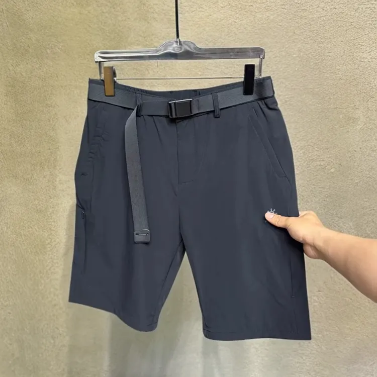 8905男士夏季新款户外运动软壳速干纯色短裤时尚百搭休闲五分裤