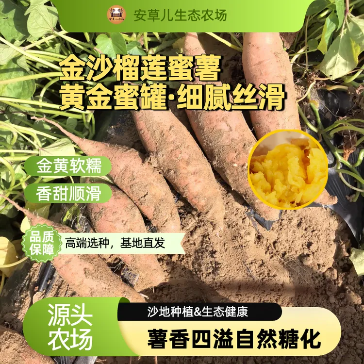 金沙榴莲蜜薯丝滑细腻香甜软糯薯香四溢流蜜奶香老人小孩都爱吃
