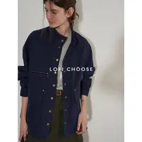 Lofi choose 设计感巴恩风工装外套女秋季高级感时尚宽松夹克上衣